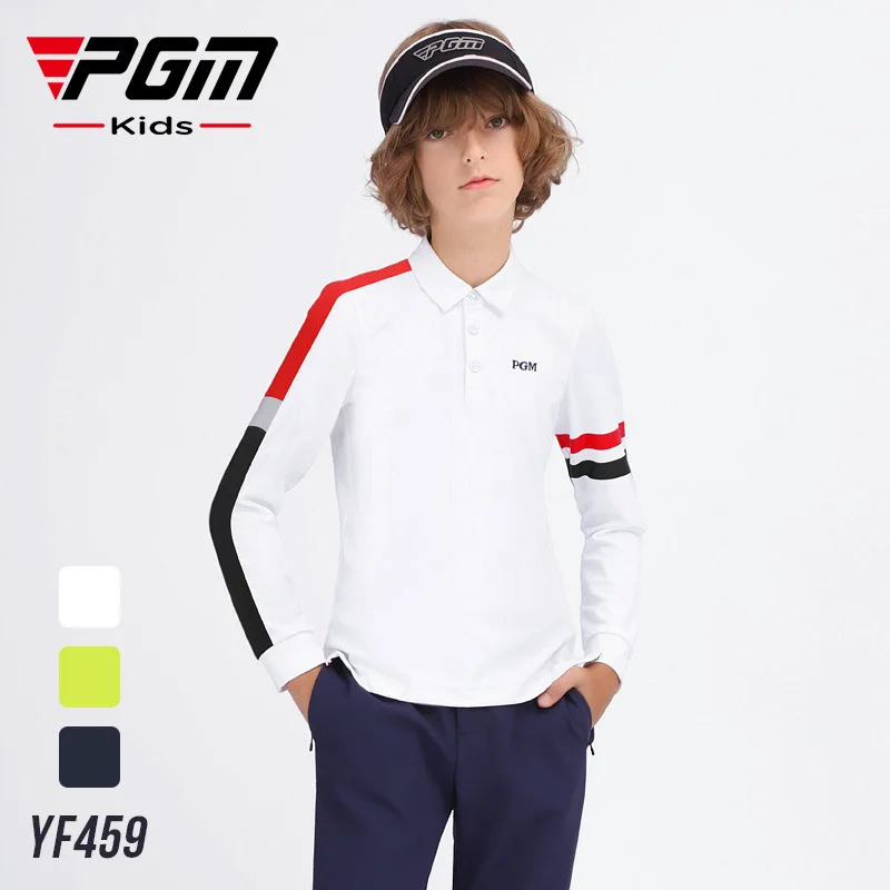 

PGM new children's golf clothes long-sleeved T-shirt boys autumn and winter youth golf clothing sportswear new