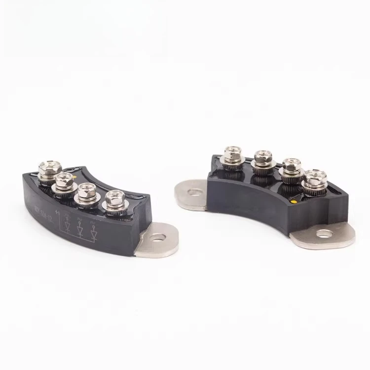 Generator glued three-phase thyristor rectifier bridge module four-wire column crimp bus MXGMXY50-12