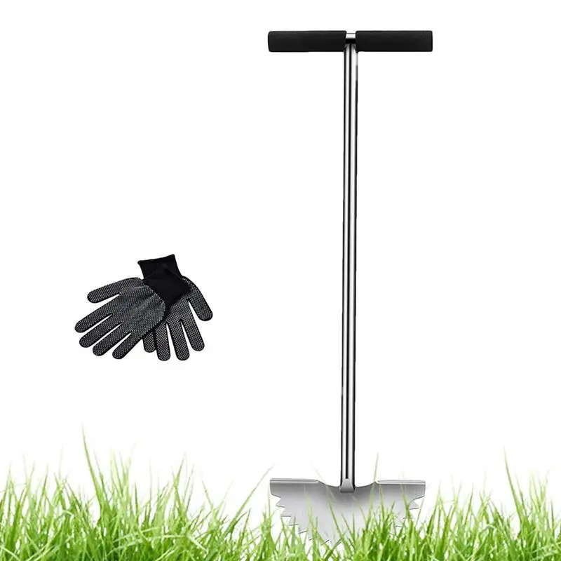 Lâmina de Escova de Arame para Gramado de Jardim Steel Groove Trimmer Cortador de Ervas Daninhas Manual Sod Cortador pá de Afiação Garden Power Tool