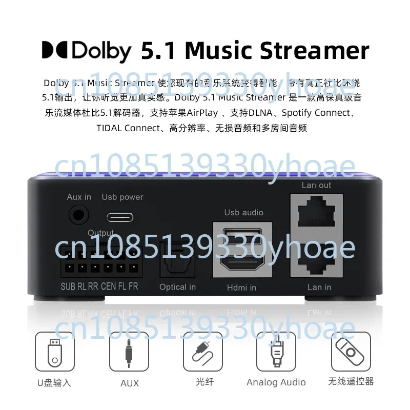 Popular Dolby 5.1 Audio Rx Box Can Easily Build Dolby Surround Sound Home Audio and Video System