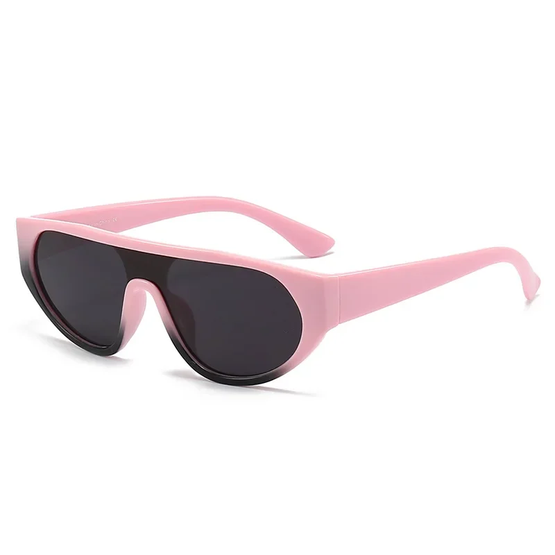 New One-piece Trend Sunglasses European and American Style Personality Punk Sunglasses for Both Men and Women