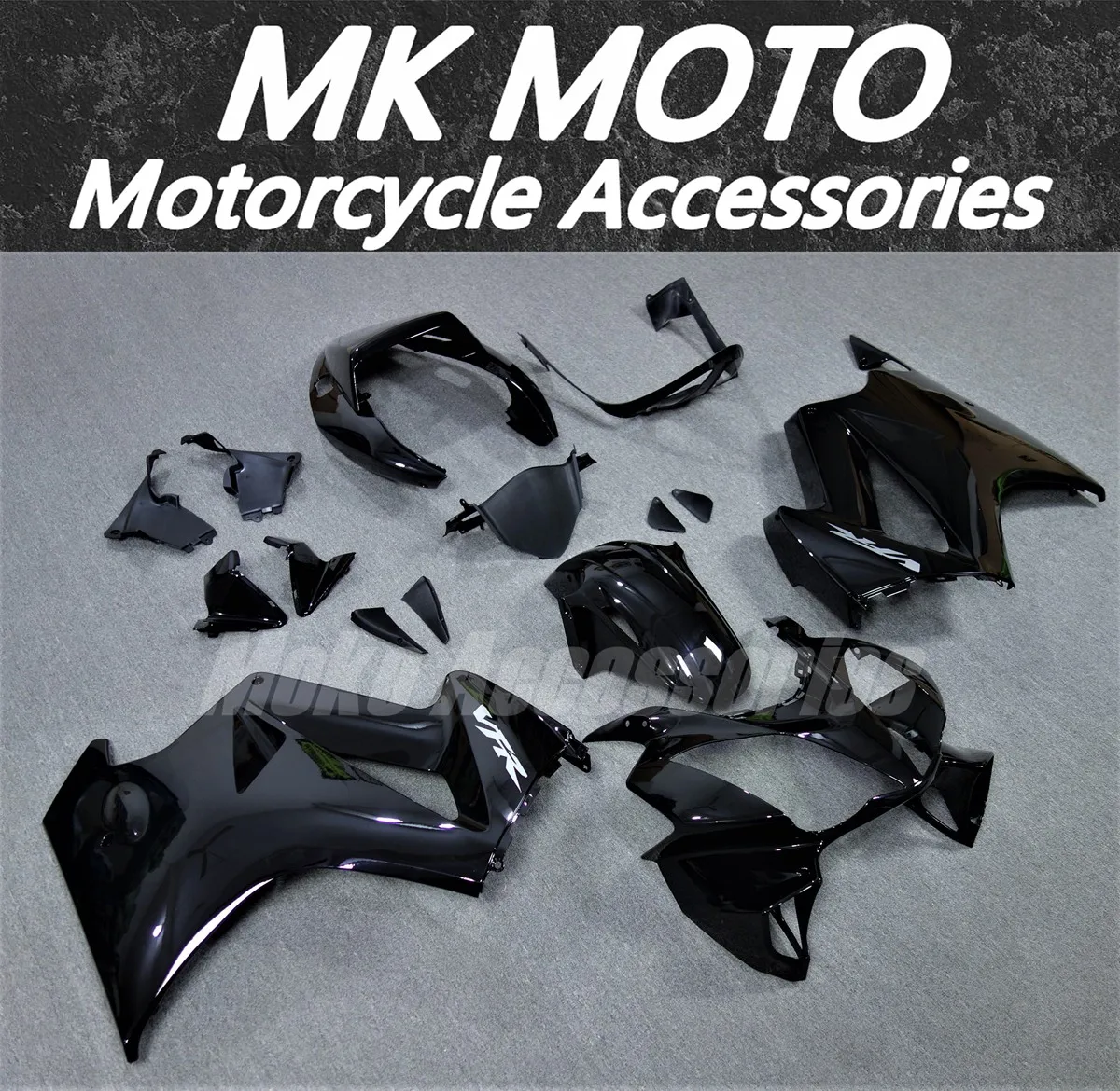 Motorcycle Fairings Kit Fit For Vfr800 2002 2003 2004 2005 2006 2007 2008 2009 2010 2011 2012 Bodywork Set New Black