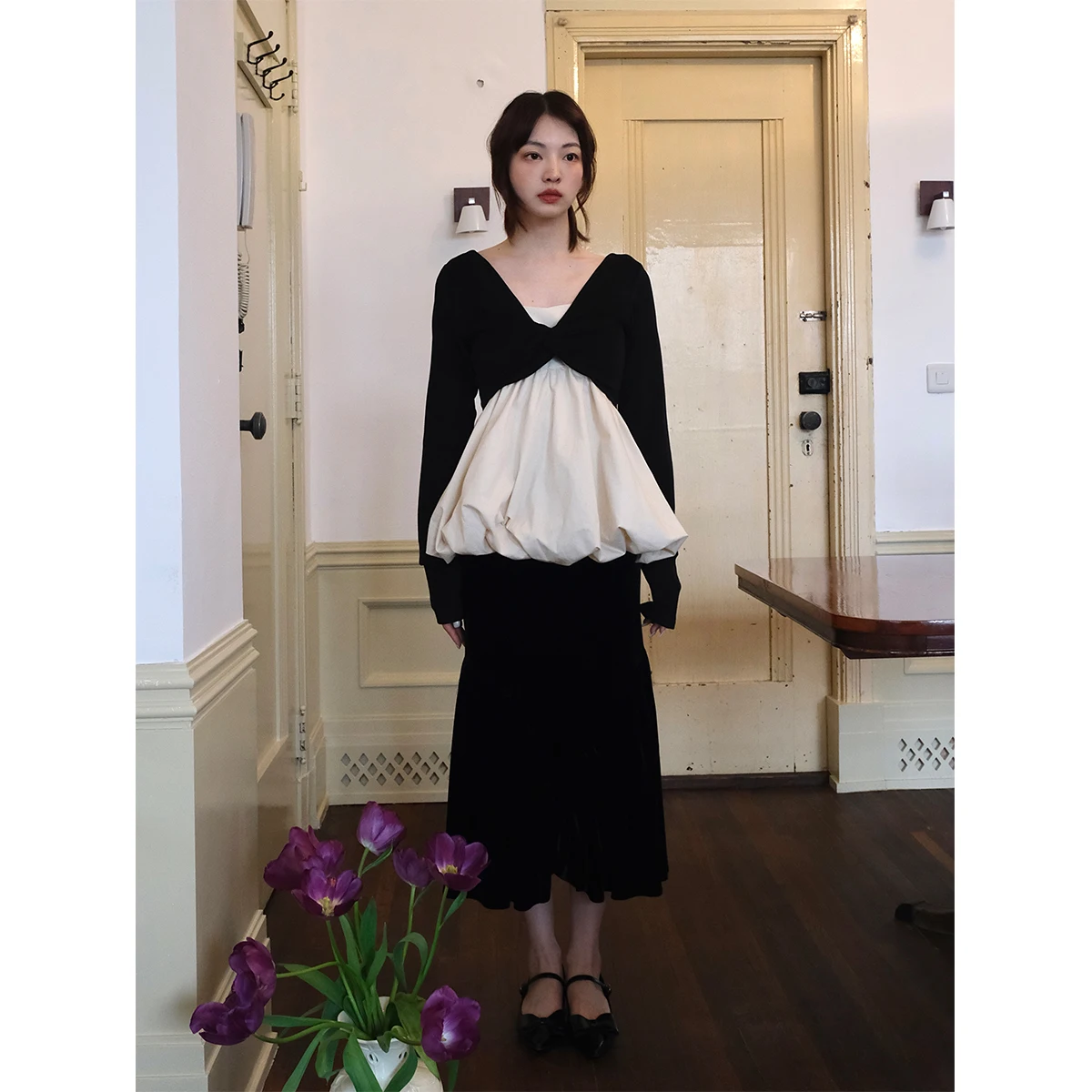 

Dorydory Весенняя новинка: Женский вязаный кардиган средней длины, тонкое пальто, модный приталенный крой, из смесового хлопка, длинный.