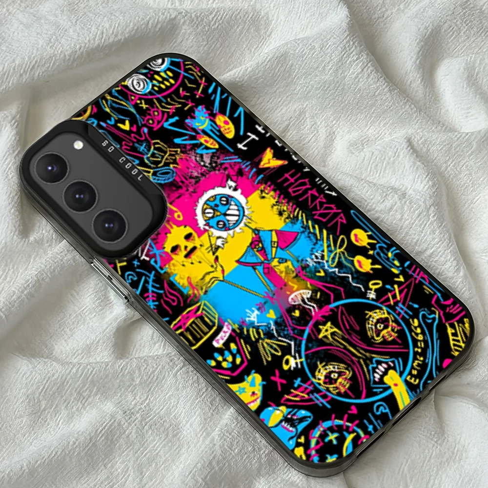 Cool art graffiti unique For Samsung Galaxy A52 A324G S23 S22 S24 Ultra Colorful Protect Cover Luxury Shockproof IMD phone case image 5