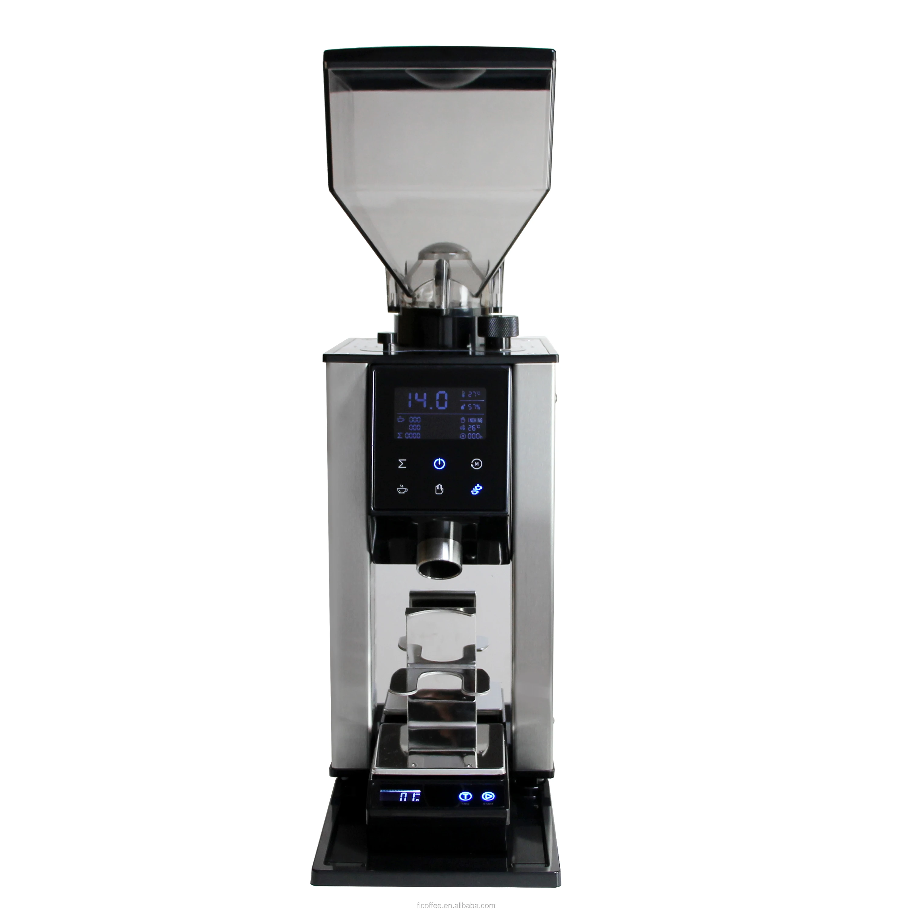 Superior Quality Electric Scale Coffee Grinder Weight Professional Coffee Grinder 64mm Flat Burr Coffee Grinder Electric
