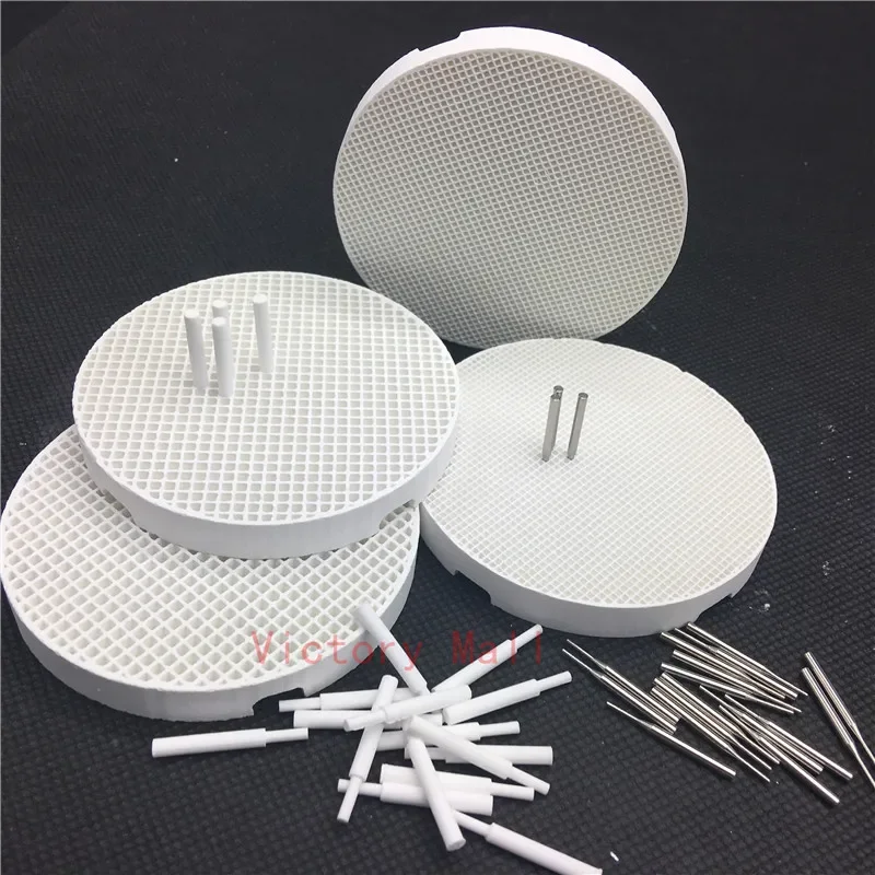 Dental Lab Honeycomb Firing Trays and Zirconia Ceramic Pins and Metal Pins