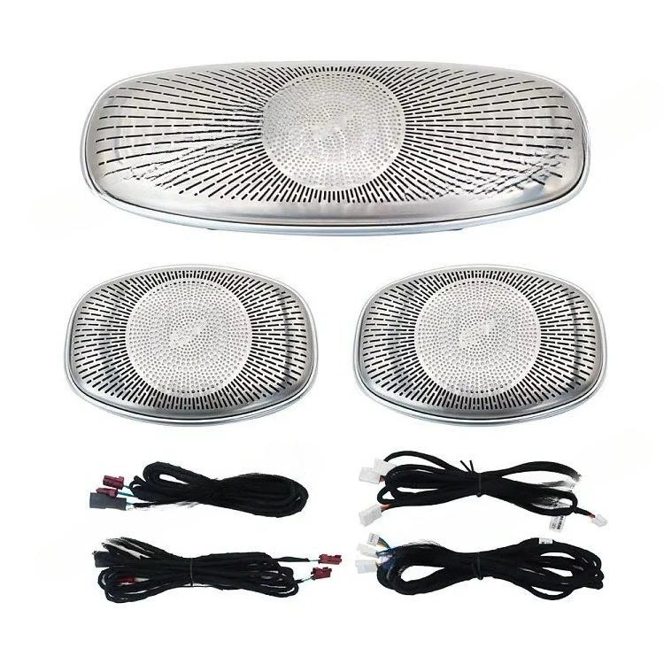 W222 Car Roof Ceiling Speakers with 7/64 Colors LED Ambient Light for S-class W222 Car Audio Speakers Sound Horn