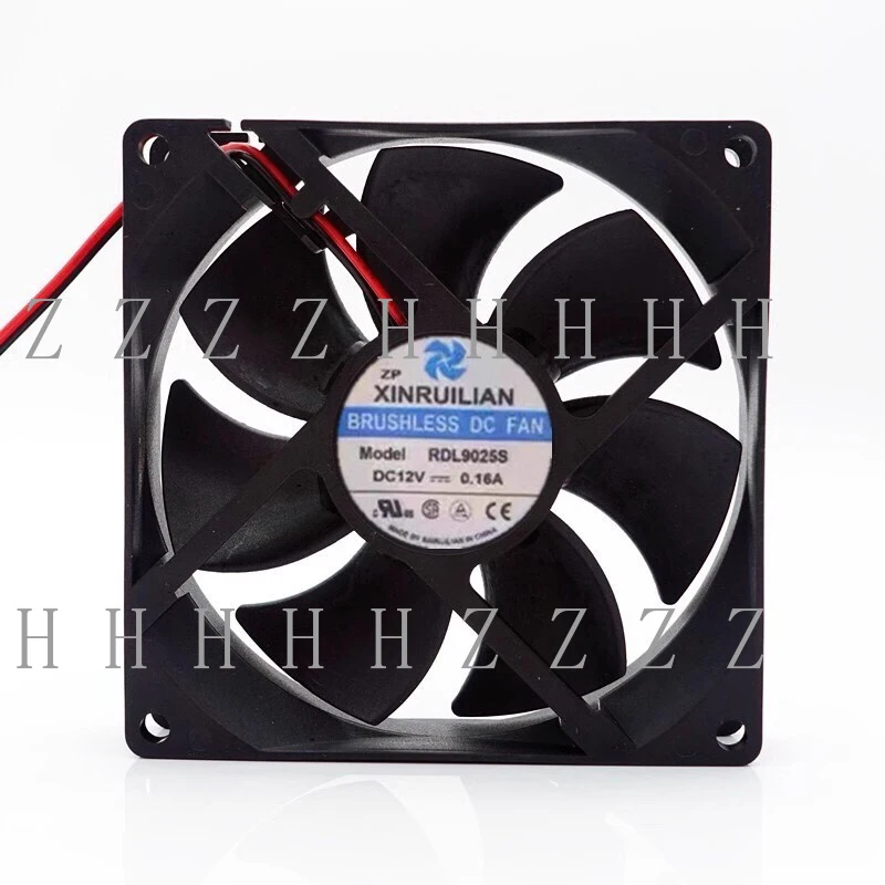 

Z XINRUILIAN RDL9025S DC12V 0.16A 2-wire DC Cooling Fan