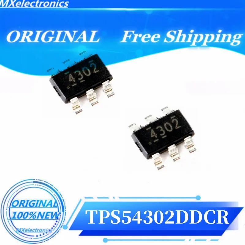 

free shipping 10-100PCS.LOT NEW100% TPS54302DDCR 4302 SOT-23-6 Synchronous buck converter chip
