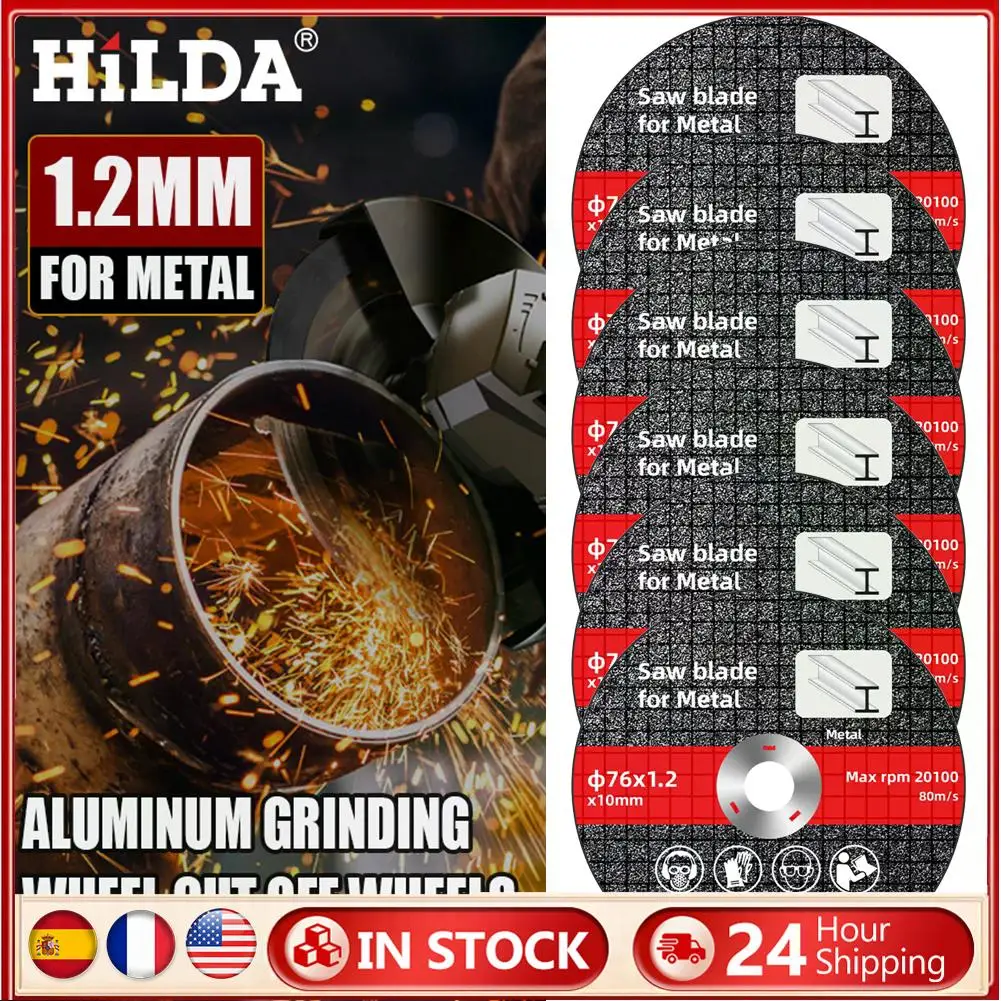 

1-20PCS 76mm Metal Cutting Discs Saw Blade Grinding Wheel Metal Cutting Disc Angle Grinder Accessories for Wood Iron Metal Cut