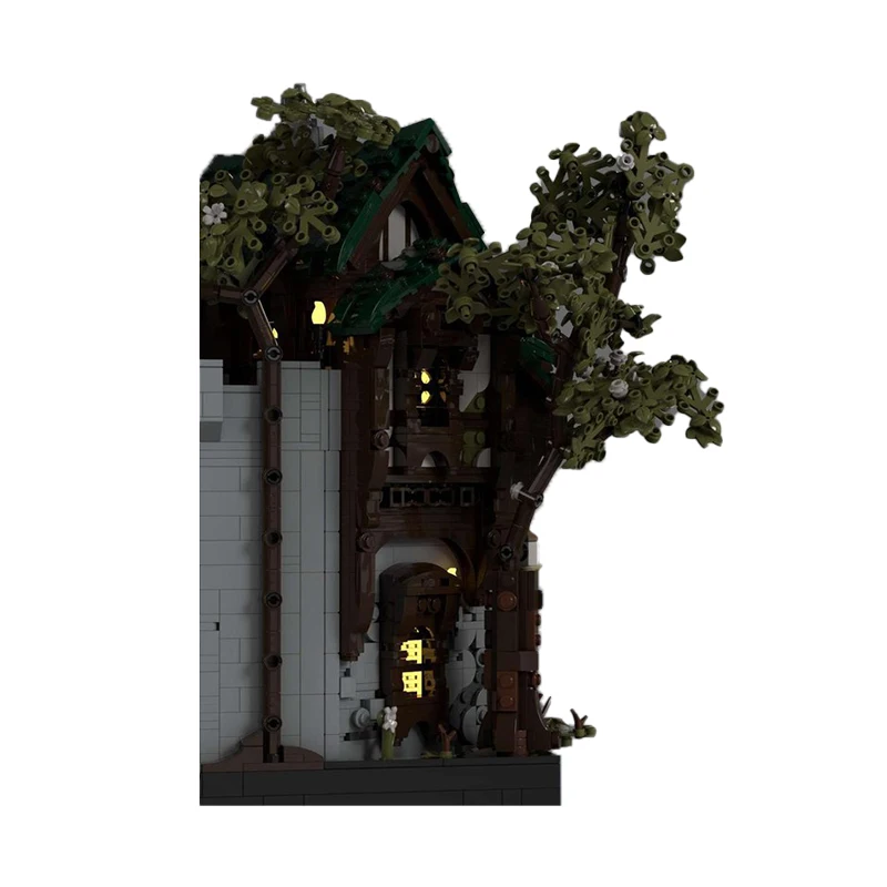 Moc fantasia castelo série famosa arquitetura modular modelo blocos de construção montagem originalidade tijolos quebra-cabeça brinquedo crianças presente