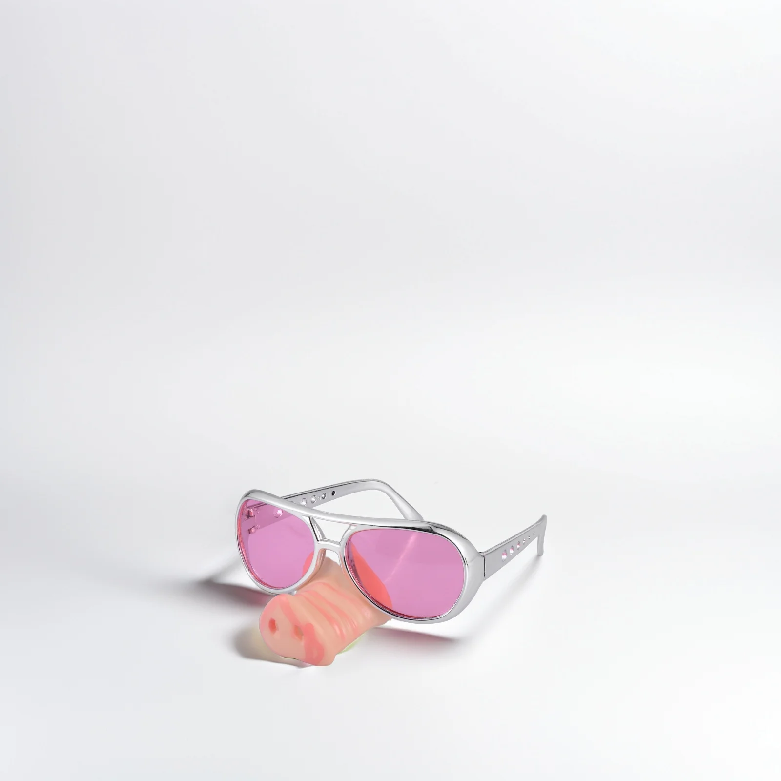 Pig Nose Sunglasses Funny Party Accessories for Adults Halloween Costume Carnival Christmas Gifts Non Fading Durable