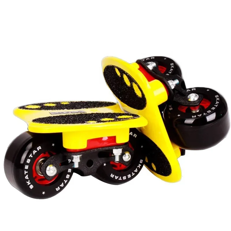 Aluminum Deck Freeline Drift Skates Plate Anti-Slip Board Split Skateboard with 78A High Rebound Pu Wheels