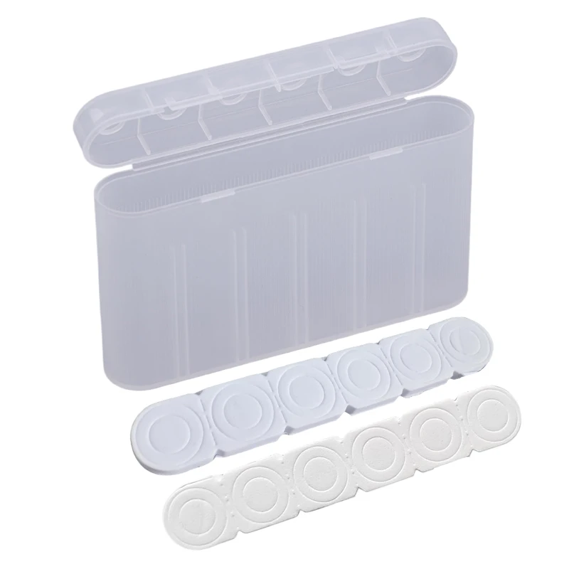 1PC DIY Accessories, 6 Unit Waterproof Holder Box for 18650 Batteries, Portable Storage Organizer