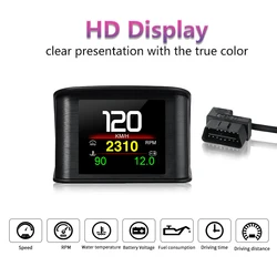 P10 HUD Car Head Up Display OBD2 On-board Computer Digital Speedometer Meter Electronics Automotive Accessories P10-Pro Car HUD