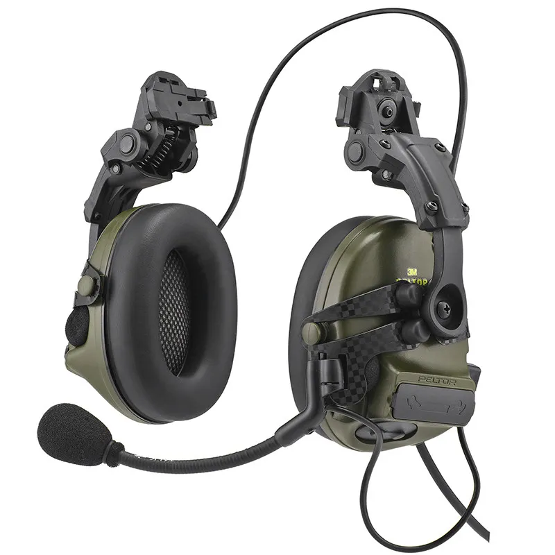 C2C3 Pickup Noise Cancellation Headphone Bracket Helmet Accessories Guide Rail Adaptation Kit Multi-angle Adjustable
