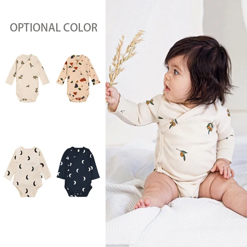 

Infant Jumpsuits for Baby Boys and Girls Cotton Bag Fart Clothes Newborn Harry Climbing New Spring Clothes