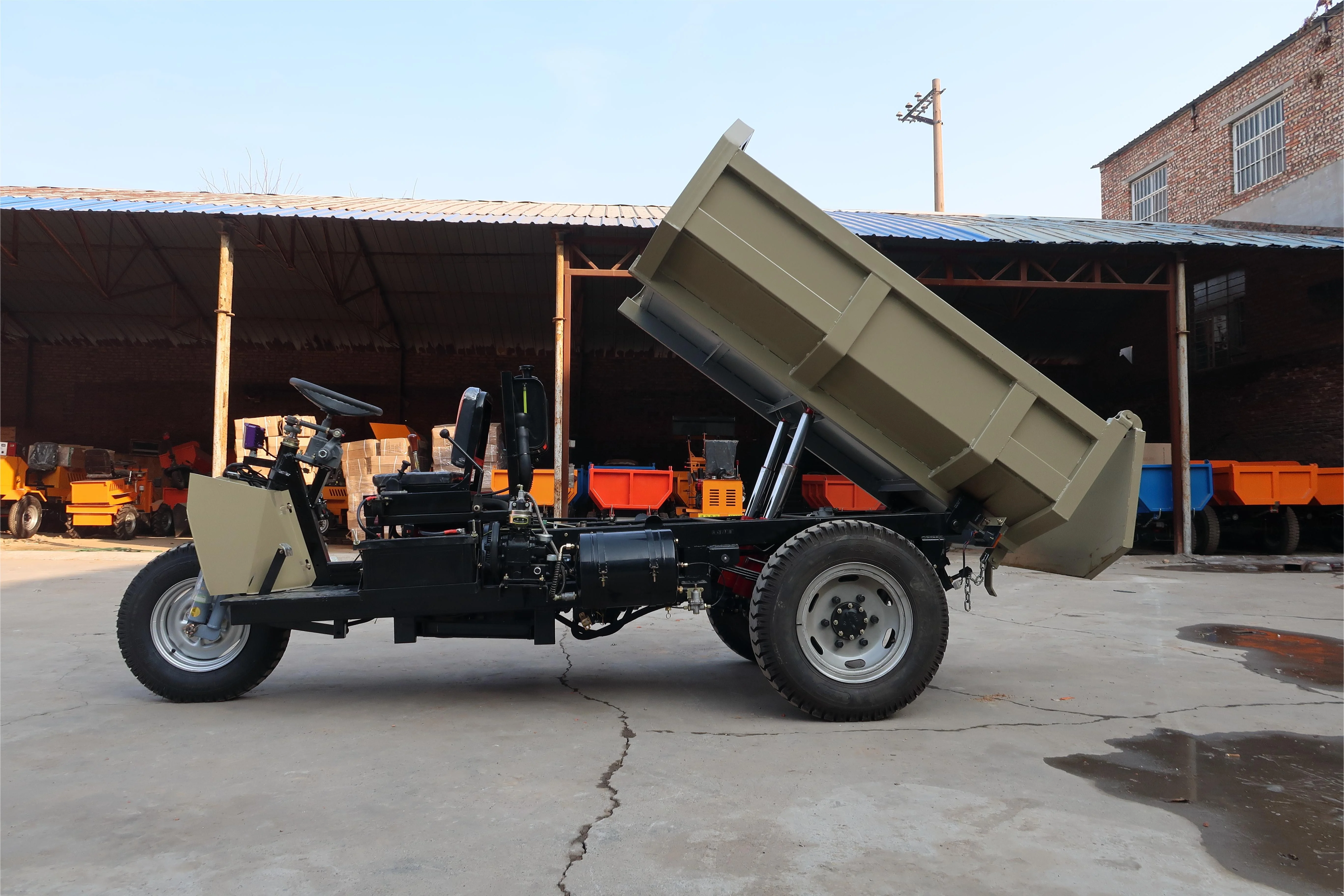 Engineering 3t 3,5 Tonnen 4 Tonnen Mini-Muldenkipper für den unterirdischen Minerbau