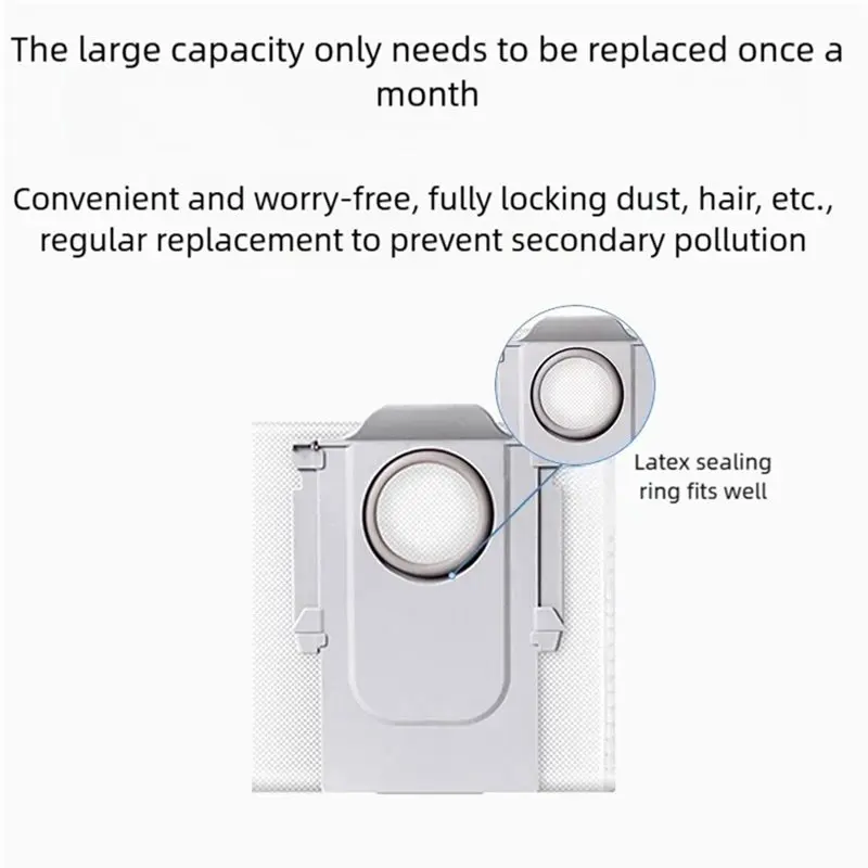 B51CNEW! Main Side Brush Hepa Filter Mop Cloths Dust Bag For Roborock Qrevo Master/Qrevo Slim Robot Vacuum Cleaner Replacement P