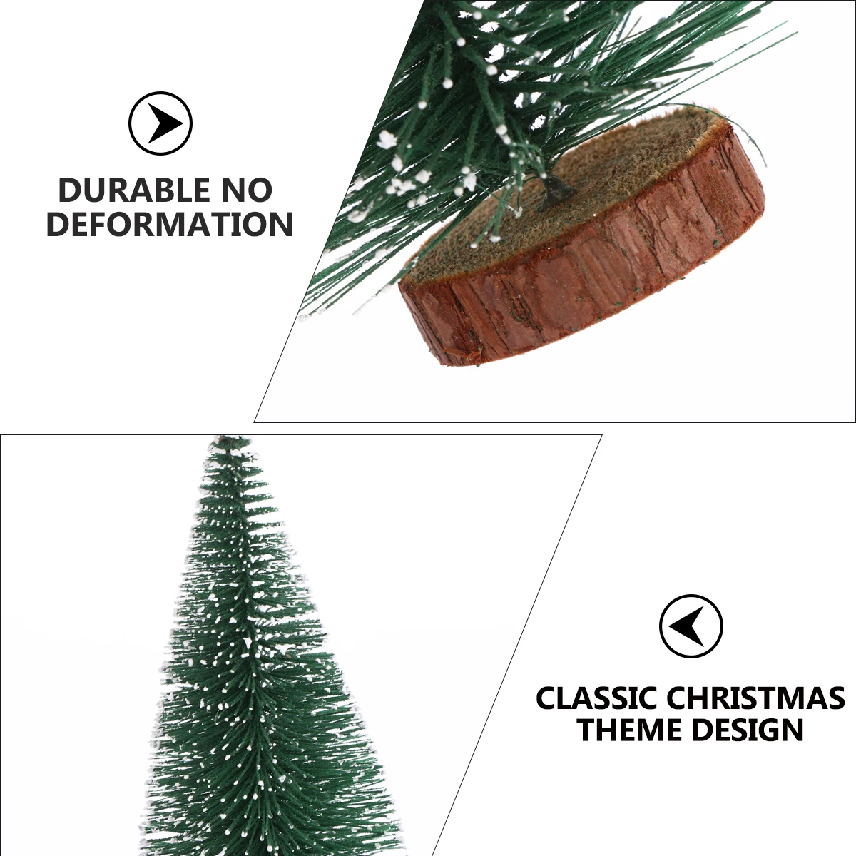 

1 pc Mini Christmas Tree Decor Premium Portable Lightweight Festive Tabletop Ornament For Home Office Party School Xmas Desktop