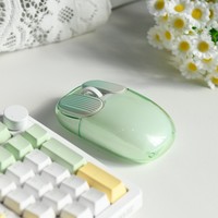 Ajazz i069 Transparent Mouse Bluetooth Wireless 2.4g Dual Mode Silent Office Lightweight RGB Mouse