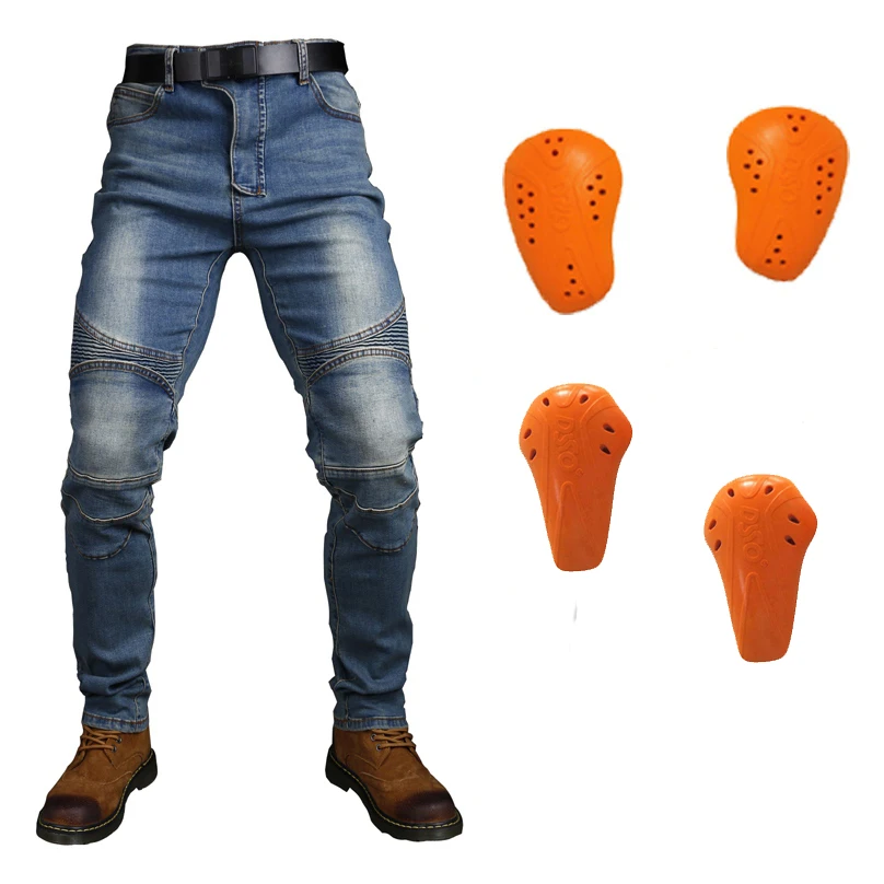 Korea 2023 NEW Sale EV-02 Motorcycle Jeans The Standard Version Car Ride Trousers Motorcycle Drop free protective gear