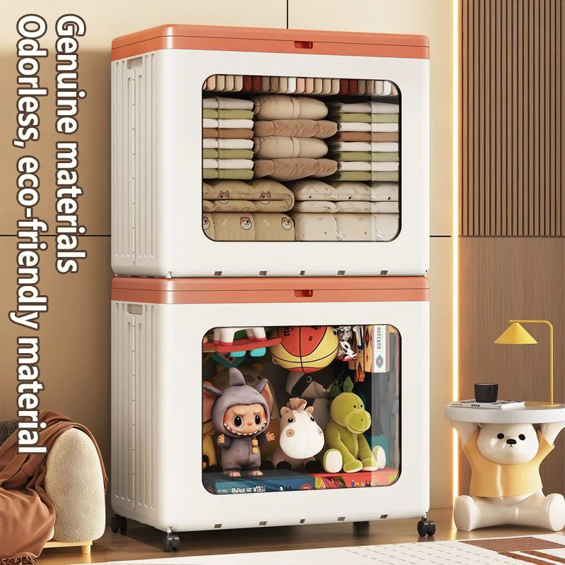 

Ящик для хранения игрушек, ящик для оборотника, очень большой пластиковый ящик для хранения, складной ящик для органайзера для одежды, корзина для хранения