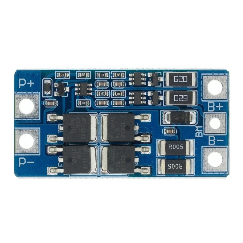 

Two strings of 7.4V lithium battery protection board, 8.4V with balancing function, overcharge, 10A working current