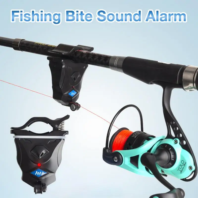 

Fishing Bite Alarm Electronic LED Light Fishing Bites Alarm Bell Indicator Sound Sensitive Dual Alert Daytime Night Indicator