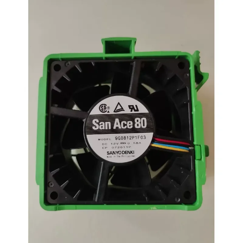 for Supermicro Server Original Accessories Fan Almost Brand New 8cm Sanyo Chassis Fan for 9G08
