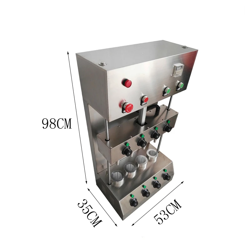 Cone Pizza Cone Making Machine Forming Equipment Rotating Oven 4 Molds