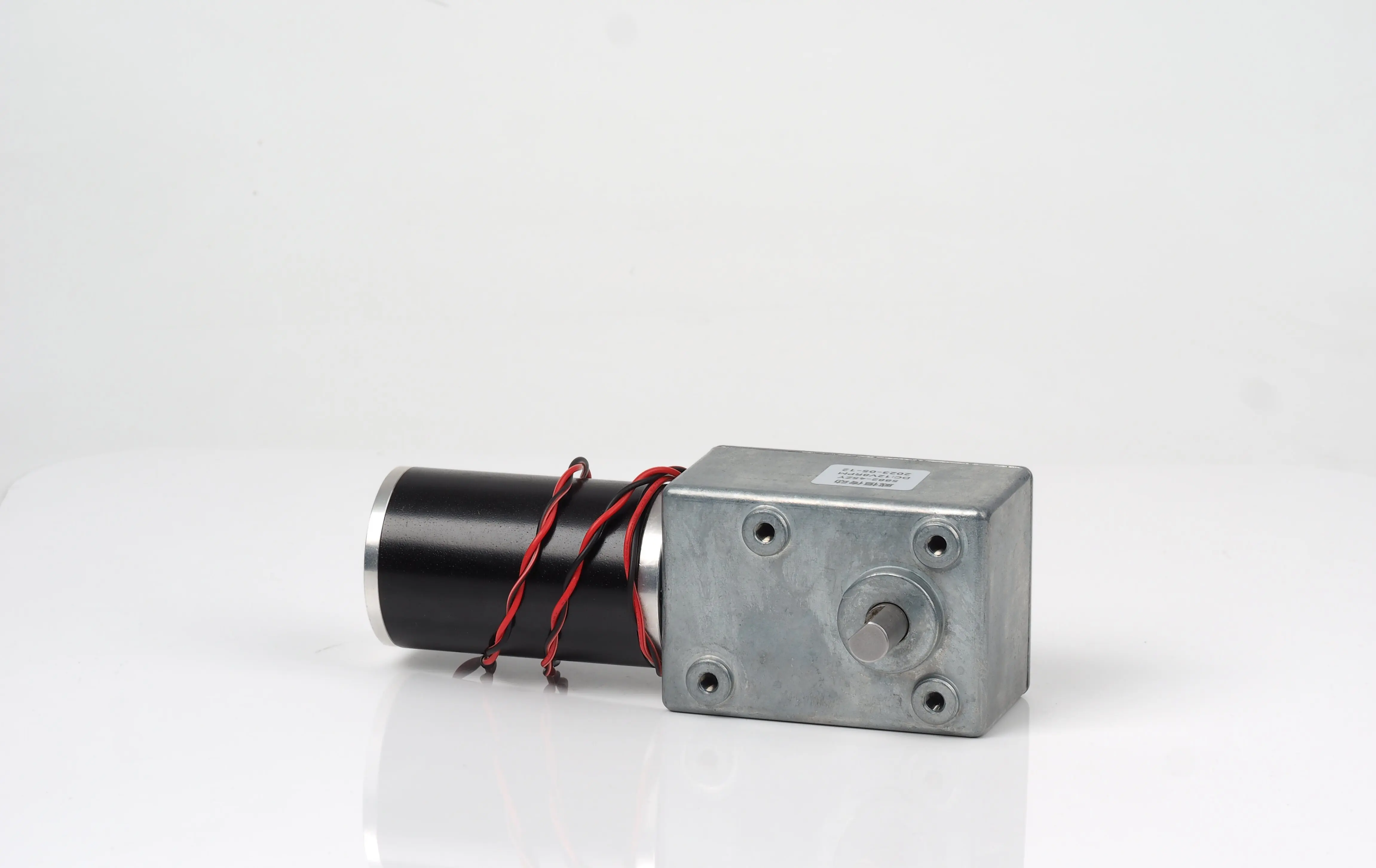 5882-45ZY Turbo Worm Reducer Motor 12V24V Super Self-Locking Metal Gear D-Type Large Torque Adjustable Speed Brushed DC Motor