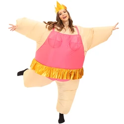 Adult Inflatable Ballet Clowns Costume Fit For Halloween Carnival Party Performance Funny  Joker Costume For Men Women