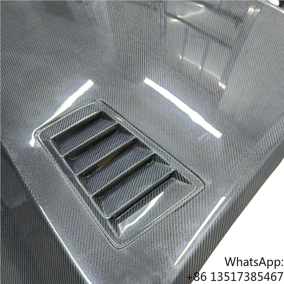 Mustang Carbon Fiber Engine Casing Hood for Ford Mustang 2013 view 4