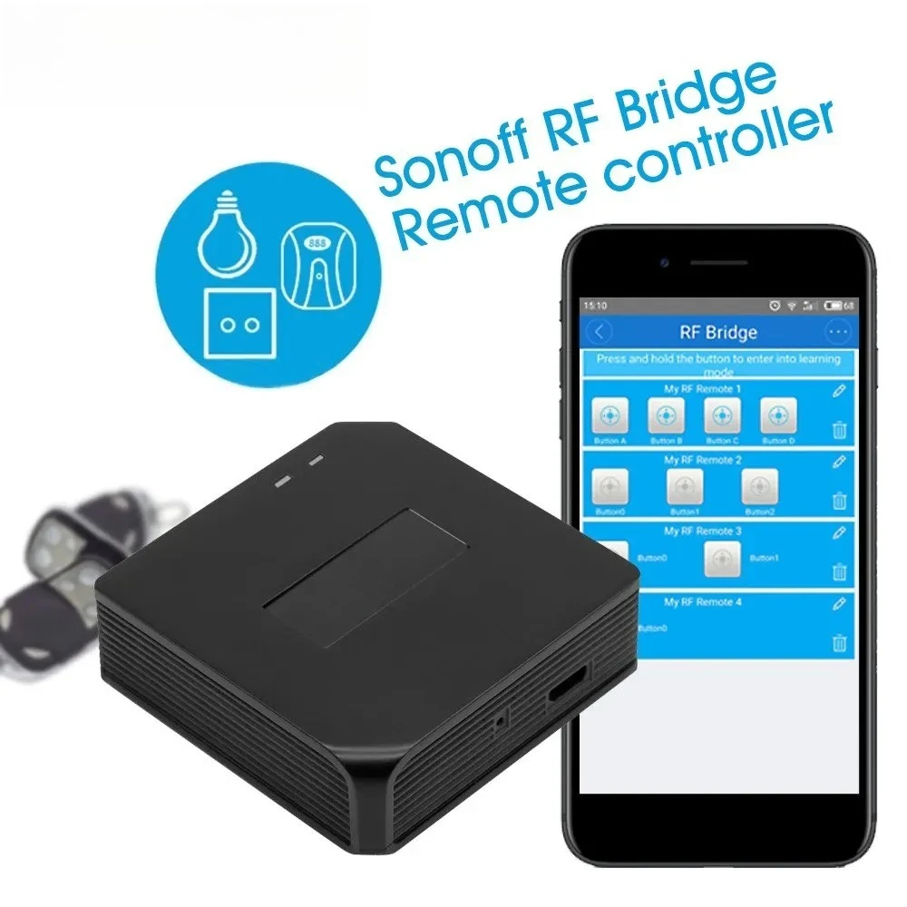 

Радиочастотный мост 433 МГц Wi-Fi беспроводной интеллектуальный Wi-Fi пульт дистанционного управления RF модуль автоматизации переключатель