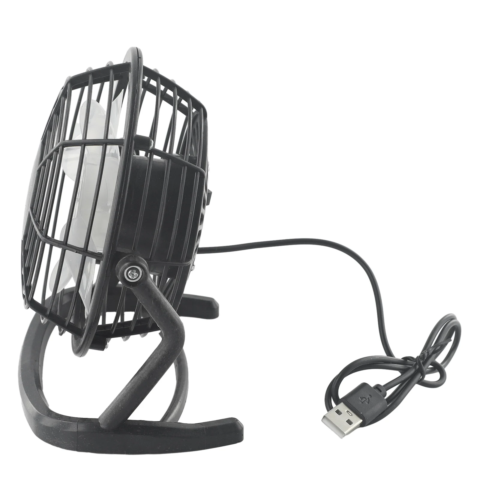 Portable Fans USB Fan 15*9*14.5cm ABS+Electronic Components Student Dormitory With Stand Blue/Black For Student