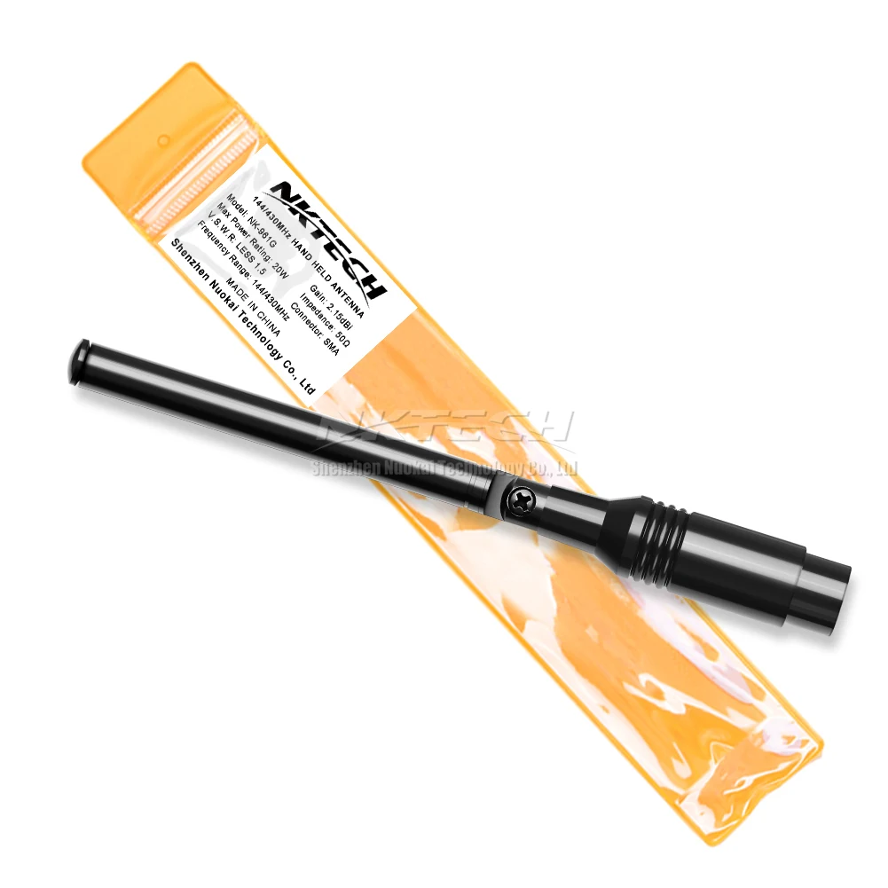 NKTECH SMA-Male Antenna Dual Band For TYT MD-380 MD-390 GPS MD-UV380 MD-UV390 TH-UV8000D TH-UV3R UV8000E Retevis RT82 RT3 GT-77S