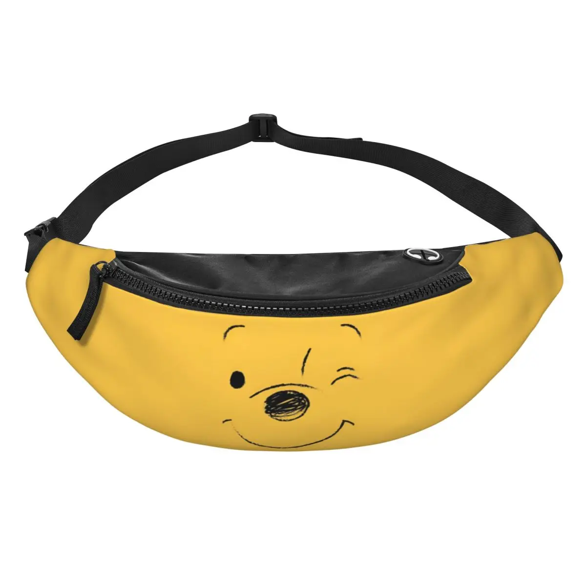 

Custom W-Winnie Anime The Pooh Fanny Bag Crossbody Waist Pack Women Men Running Phone Money Pouch