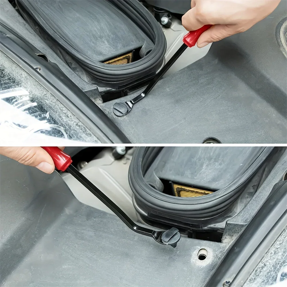 kkjoy 2-teiliges Werkzeugset zum Entfernen von Innenverkleidungen, Auto-Clip-Klemme, Nagelzieher, verwendet für Limousinen, SUVs, Schrägheckmodelle – Detail 10