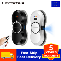 (promo code:EUEU03 )Robot Window Cleaner Liectroux HCR-10,Water Spray,Window Cleaning Robot Vacuum,Home Wall Glass Cleaning Robot,Smart Memory