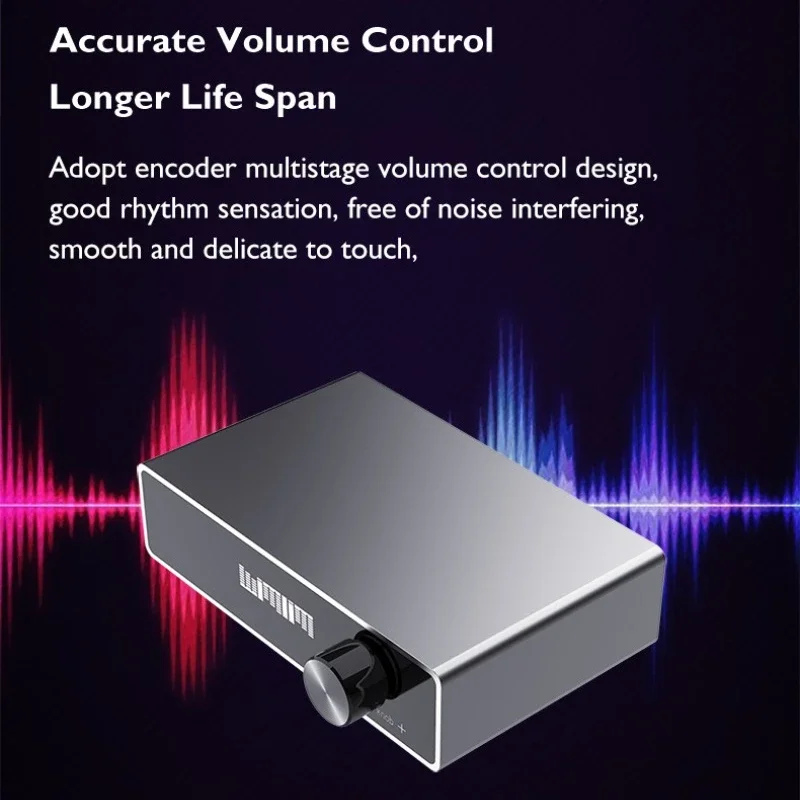 Decodificador bluetooth de alta fidelidad i510B compatible con reproducción sin pérdidas de disco U conectado al amplificador Audio de disco Flash Bluetooth y USB incorporado