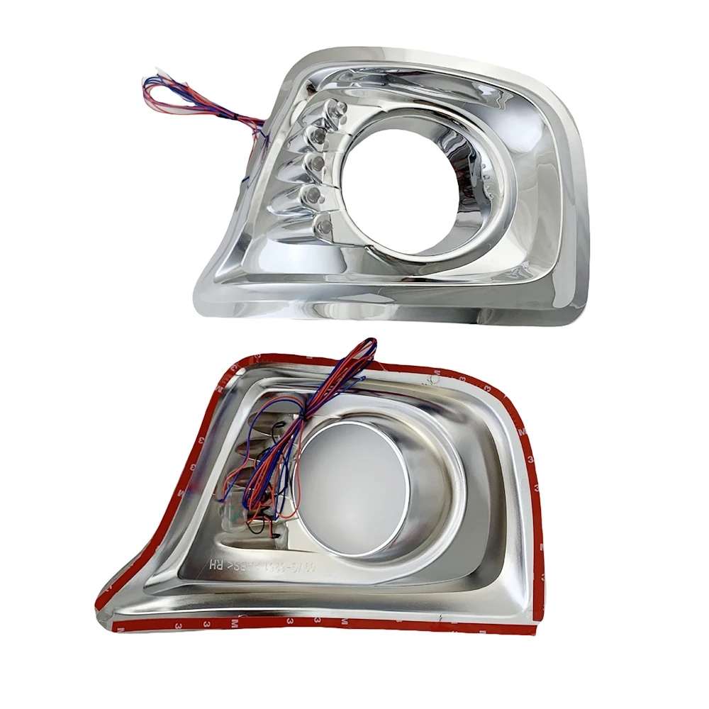 

Для Toyota Hilux Vigo 2008-2011: хромированная серебристая накладка на противотуманные фары из АБС-пластика, аксессуары для экстерьера автомобиля