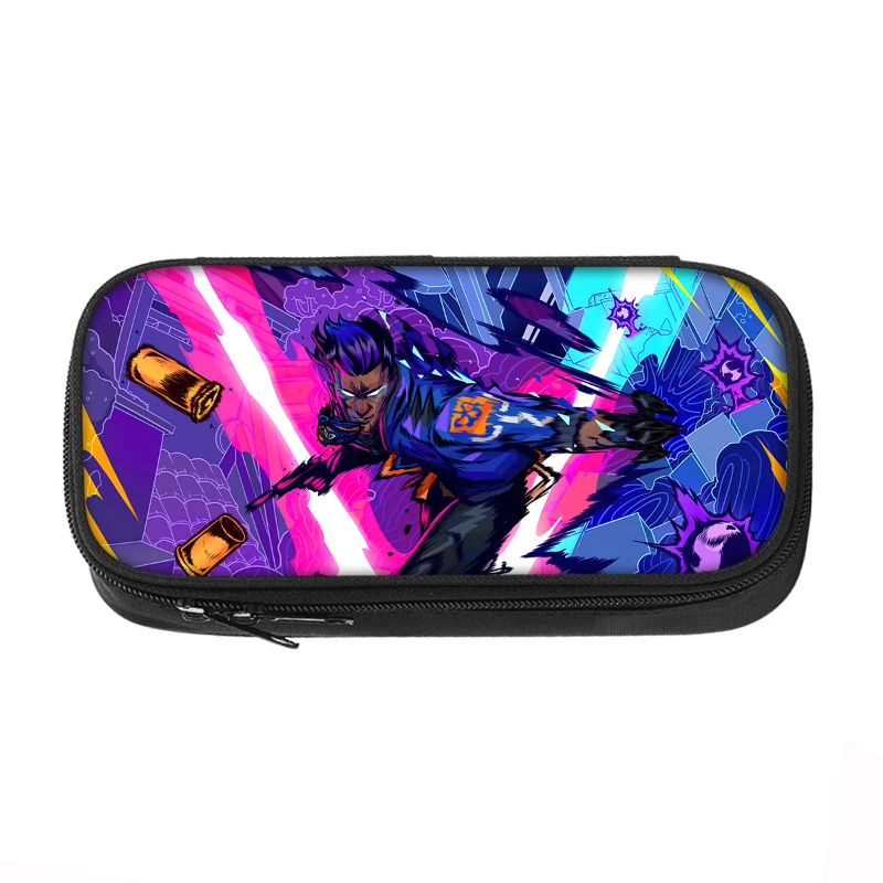 21cm X 10cm ‌VALORANT PHOENIX Customized Stationery with Character Patterns Around Popular Games Large-capacity Pencil Case