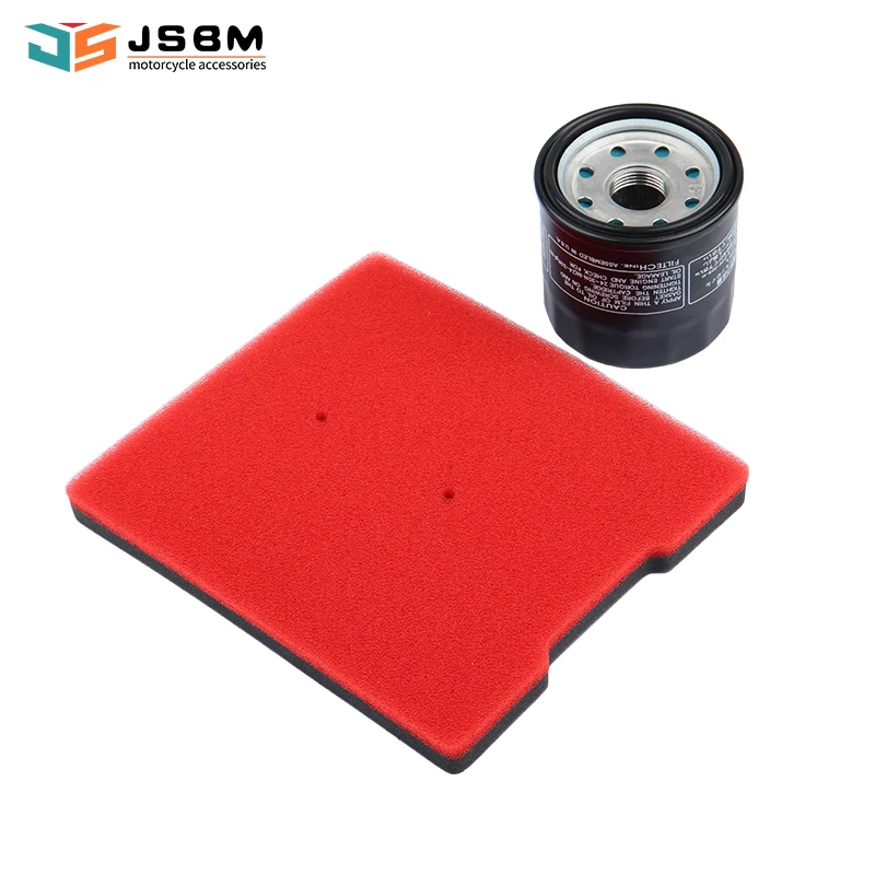JSBM Washable Motorcycle Air Filter Oil Filters Cleaner For KAWASAKI KLE300 Versys-X 300 ABS 2017 2018 2019 2020 2021 2022 2023