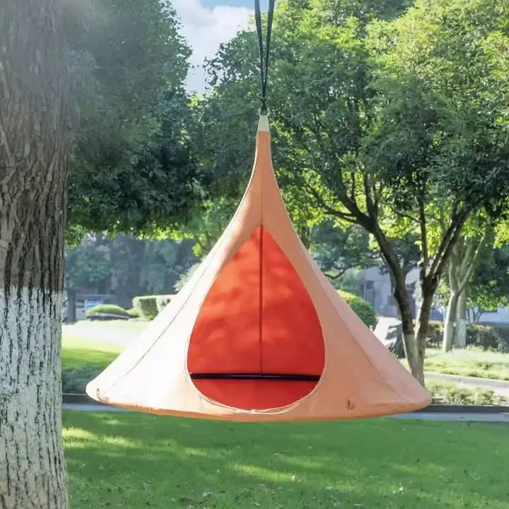 

Indoor Outdoor Hanging Seat Nest Suspended Round Swing Chair Tent Beach Single Butterfly Hammock Hammock Pod for Kids and Adults