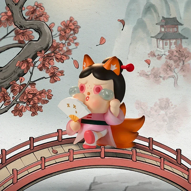 POPMART Matchless POP MART 14th Anniversary Series Blind Box Toys Kawaii Anime Action Figure Surprise Mystery Box Doll Girl Gift