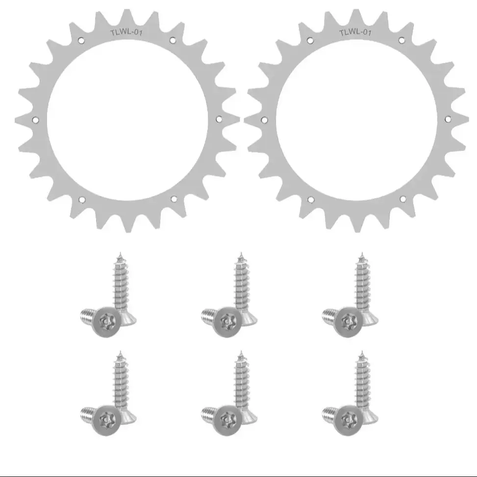 Robotic Lawn Mower Spikes Traction Enhancer Worx Landroid S&M&L 225/205mm Model TLWL-02/01 Robot Mower Traction Wheel Spikes