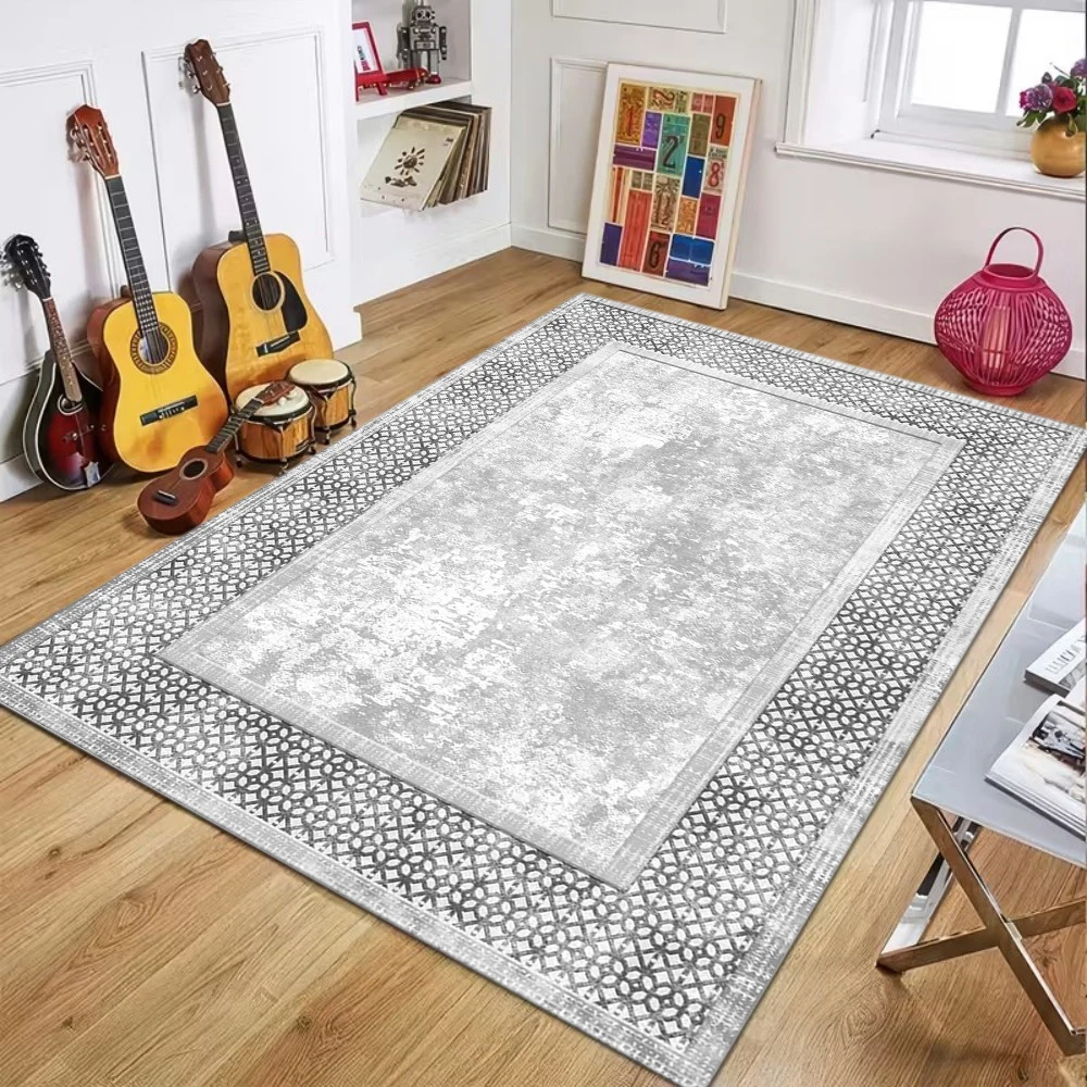 Modern White Luxury Carpet Elegant Area Rug Floor Mat for Living Room Bedroom Kitchen Coffee Table Floor Mat Gifts
