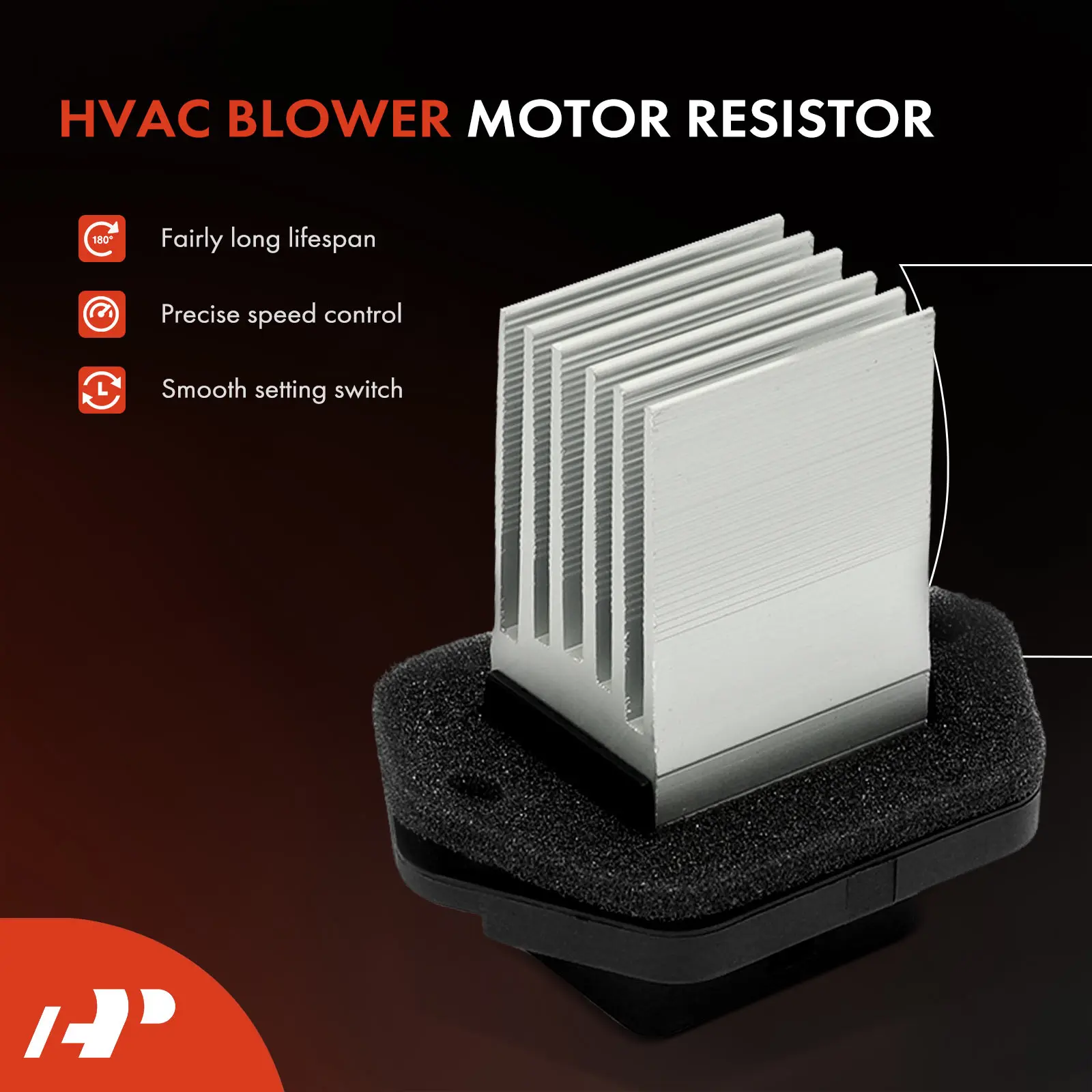 A-Premium Heater Blower Motor Resistor for Kia Sportage 2005-2007 Rondo 2007 Hyundai Tucson 2005-2007