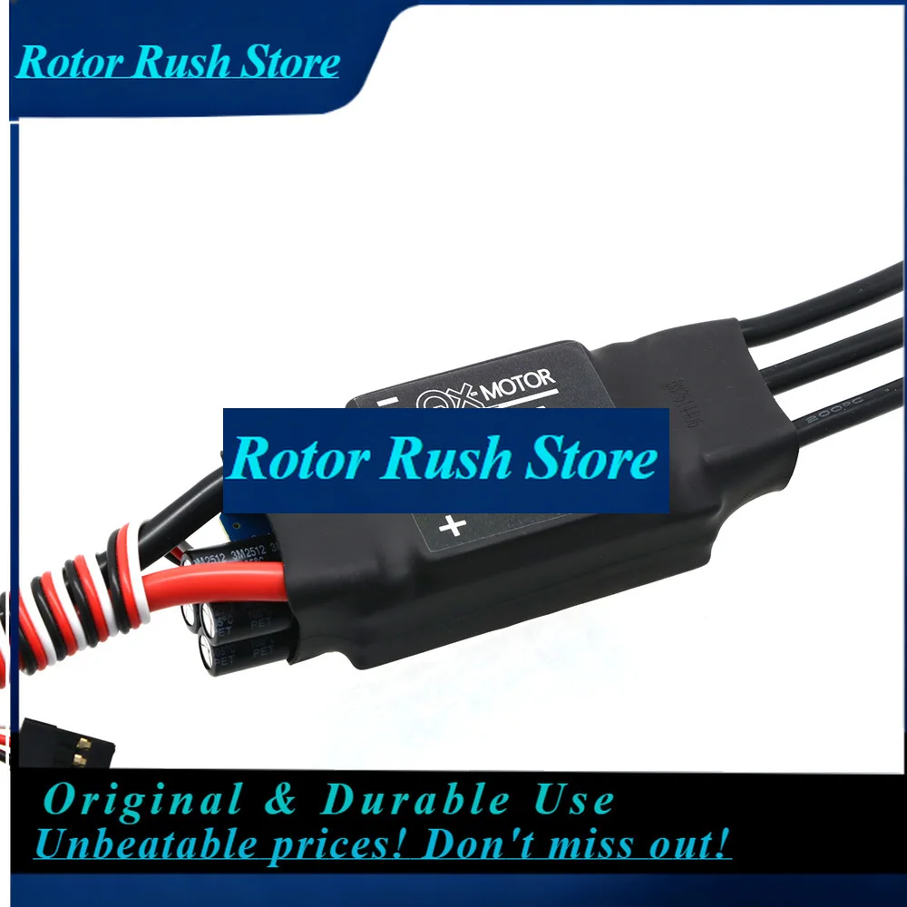 RoRuSQX-MOTOR 80mm EDF 12 Blades Ducted Fan With 3538 RC Brushless Motor KV2200 Thrust 120A ESC For 6S Jet Airplane Aircraft